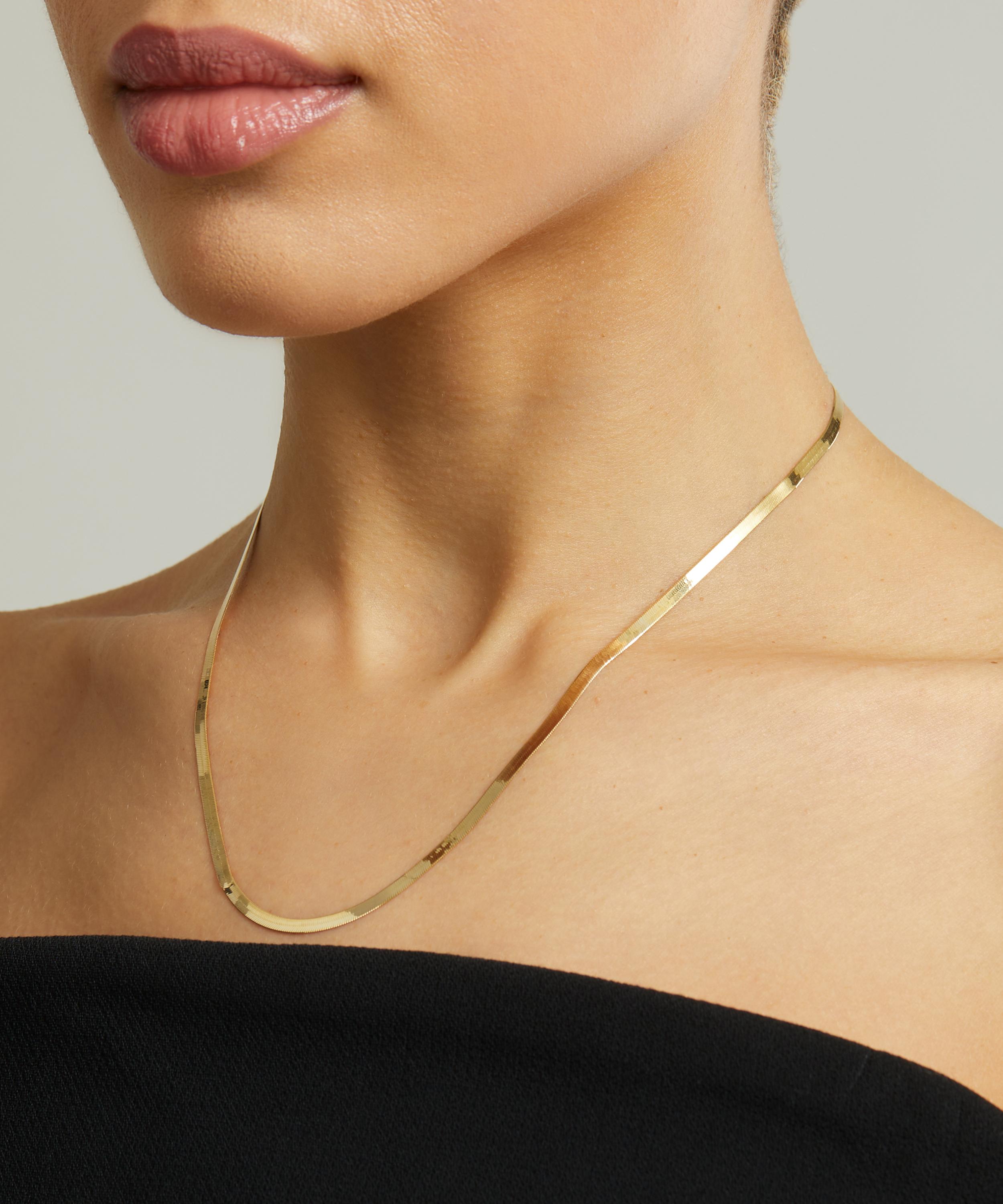 Satomi Kawakita - 14ct Gold Snake Chain Necklace image number 0