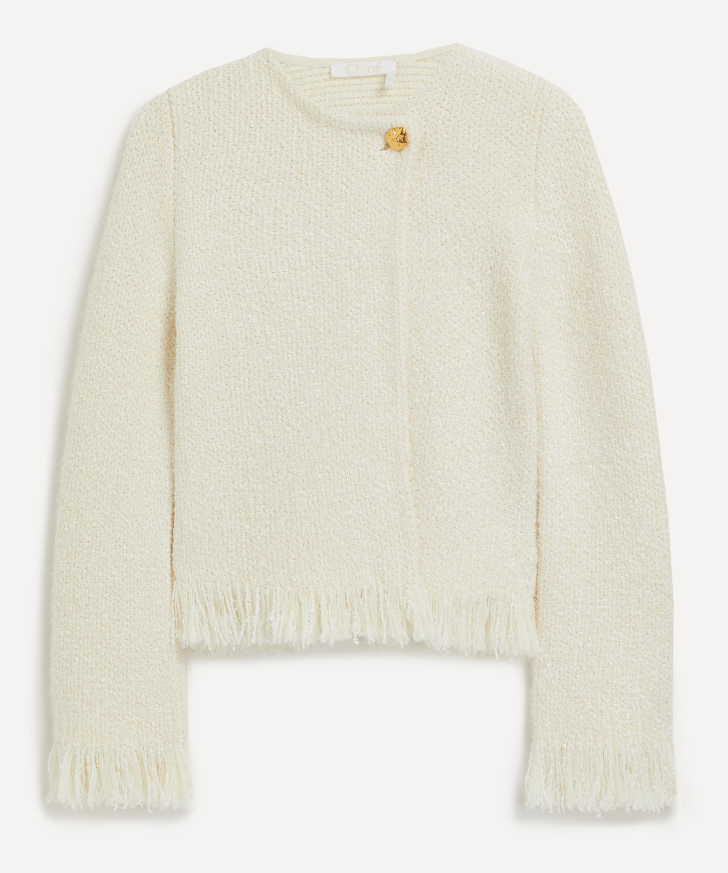 Chloé - Silk and Cashmere Bouclé Knit Jacket