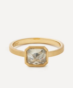 Satomi Kawakita - 14ct Gold One of a Kind Mogul Diamond Ring image number 0