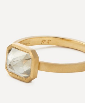 Satomi Kawakita - 14ct Gold One of a Kind Mogul Diamond Ring image number 2