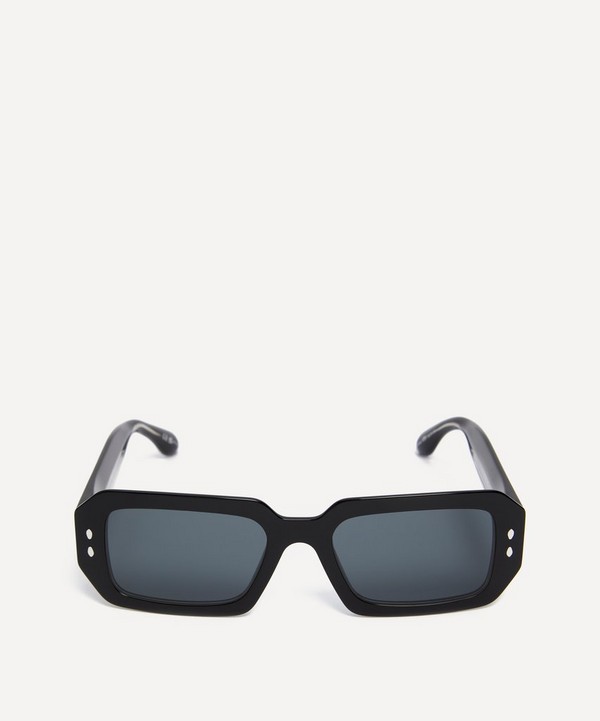 Isabel Marant - Acetate Rectangle Black Sunglasses image number null
