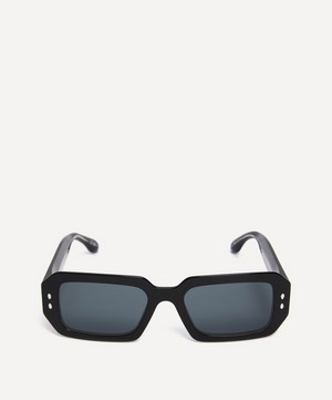 Isabel Marant - Acetate Rectangle Black Sunglasses image number 0