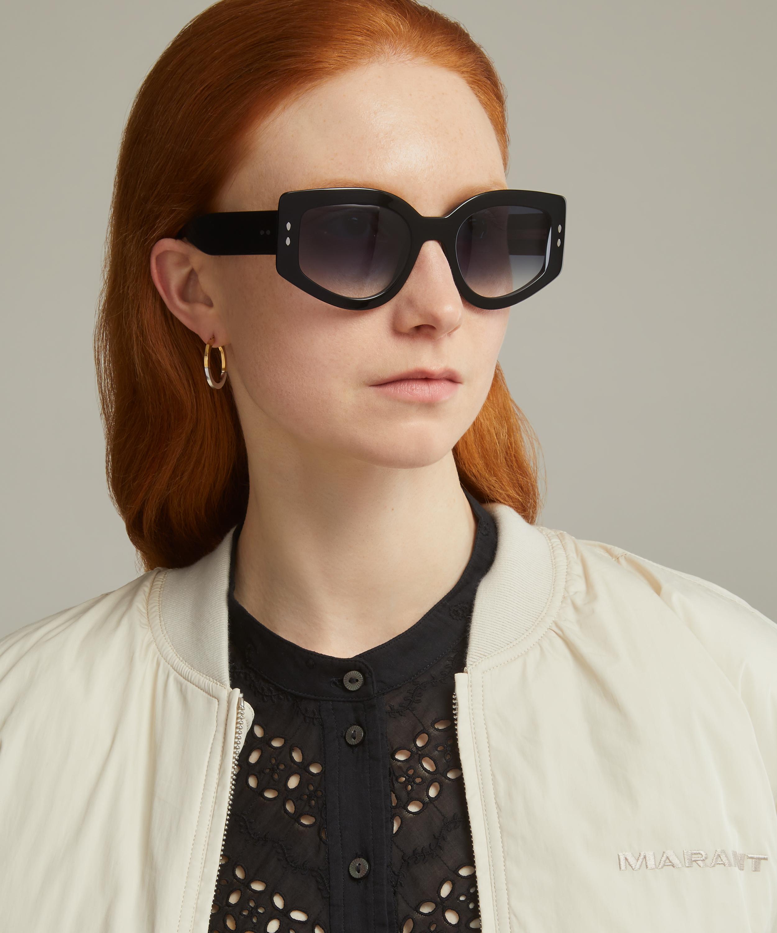 Isabel Marant - Acetate Cat Eye Black Sunglasses image number 1