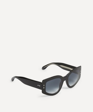 Isabel Marant - Acetate Cat Eye Black Sunglasses image number 2