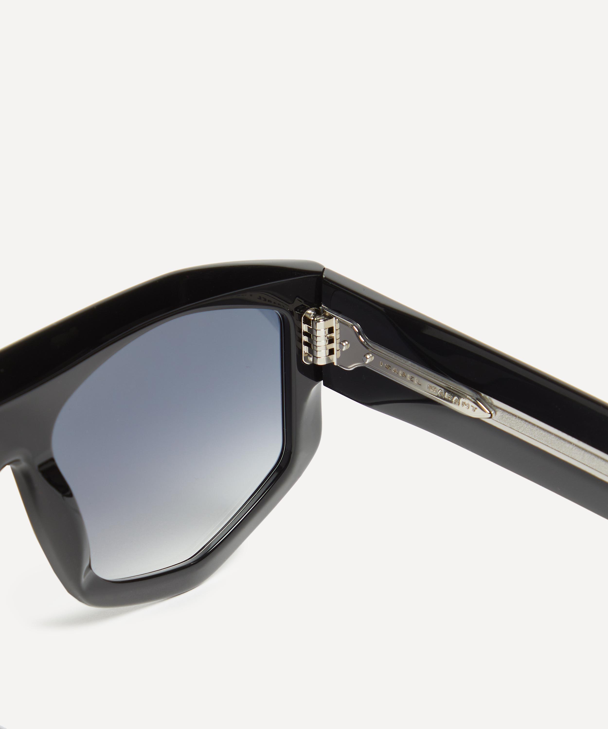 Isabel Marant - Acetate Geometric Black Sunglasses image number 3