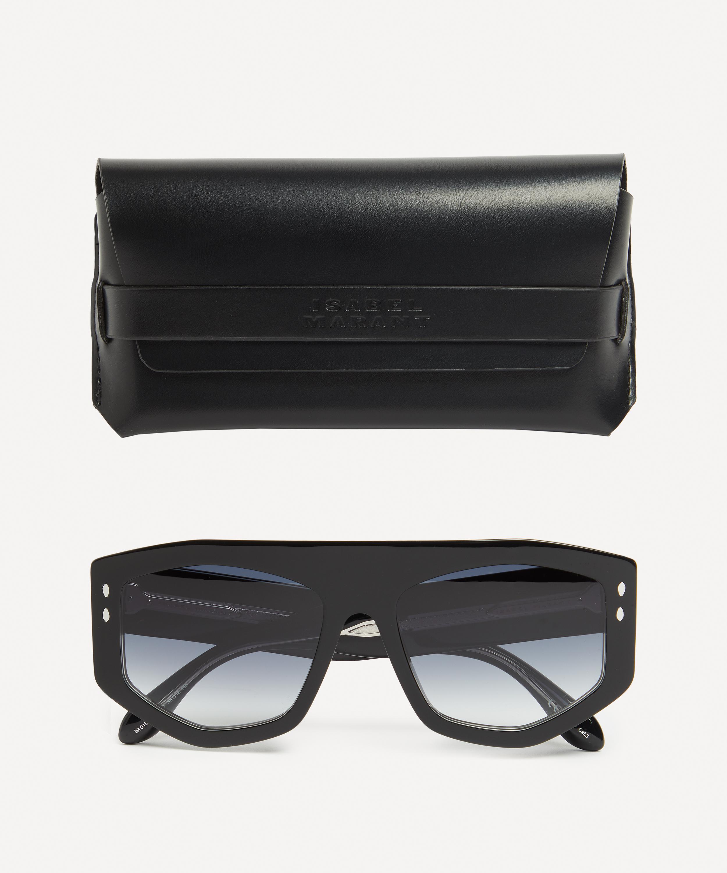 Isabel Marant - Acetate Geometric Black Sunglasses image number 4
