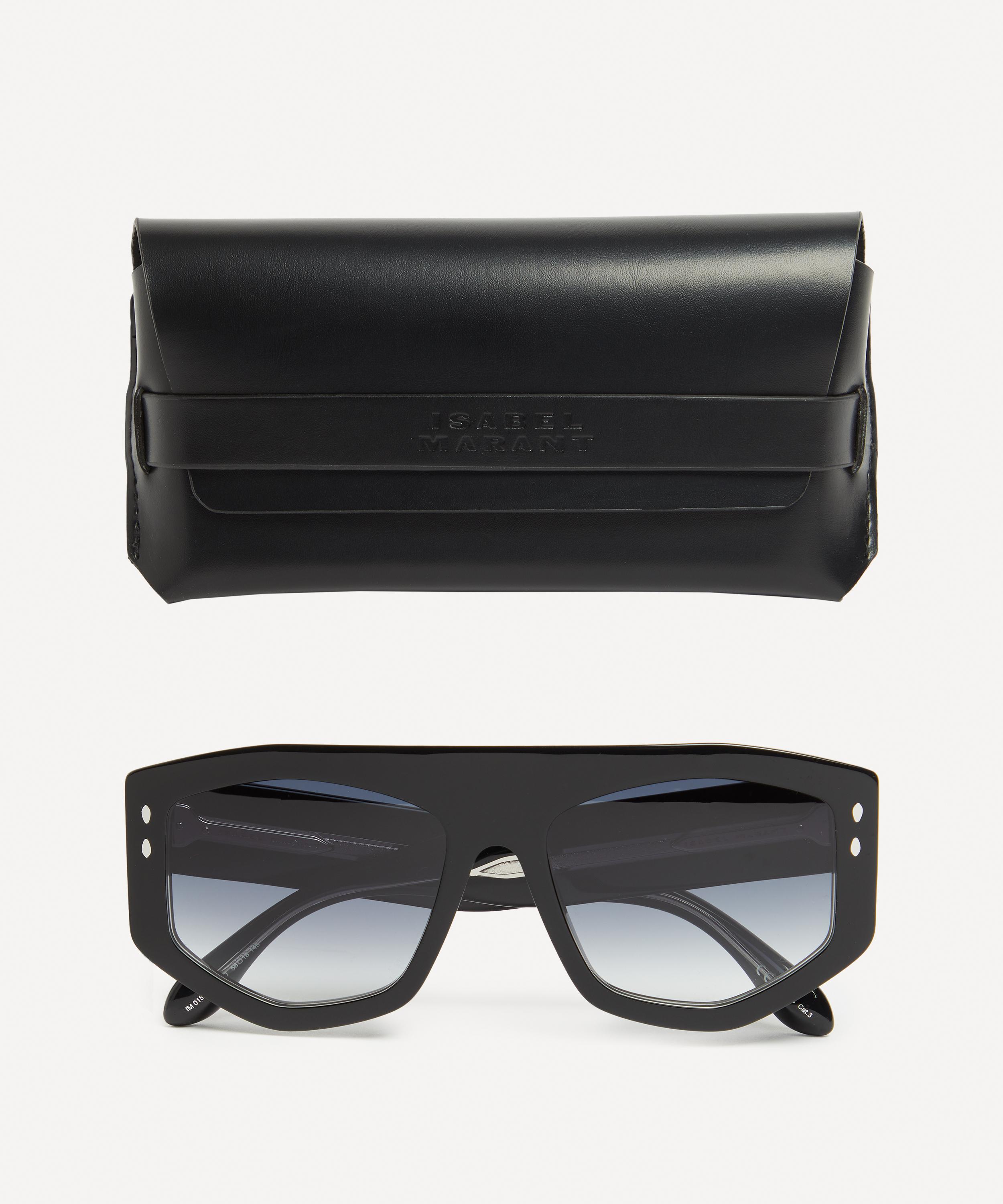 Isabel Marant - Acetate Geometric Black Sunglasses image number 3