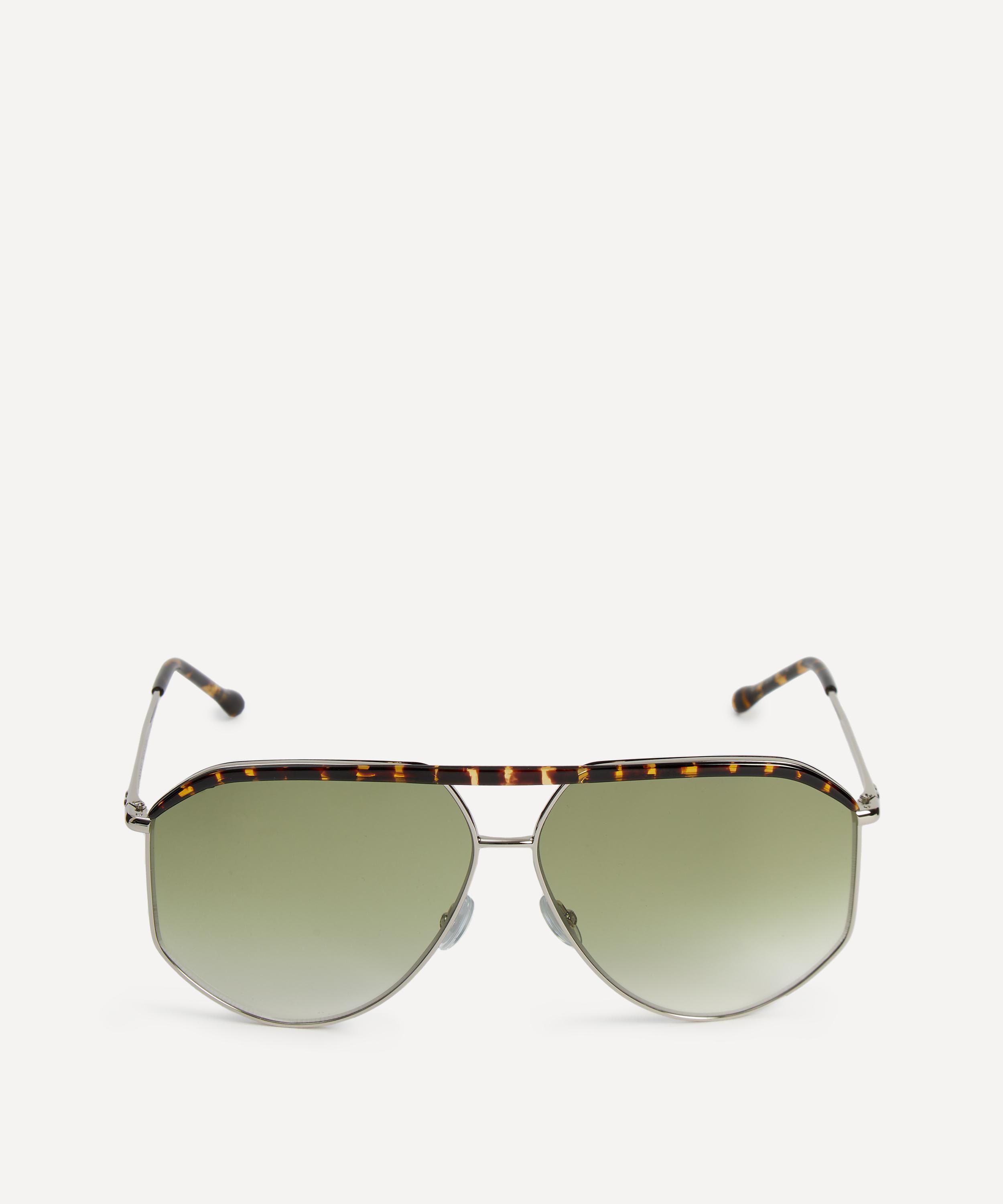 Isabel Marant - Round Double Bridge Aviator Sunglasses image number 0