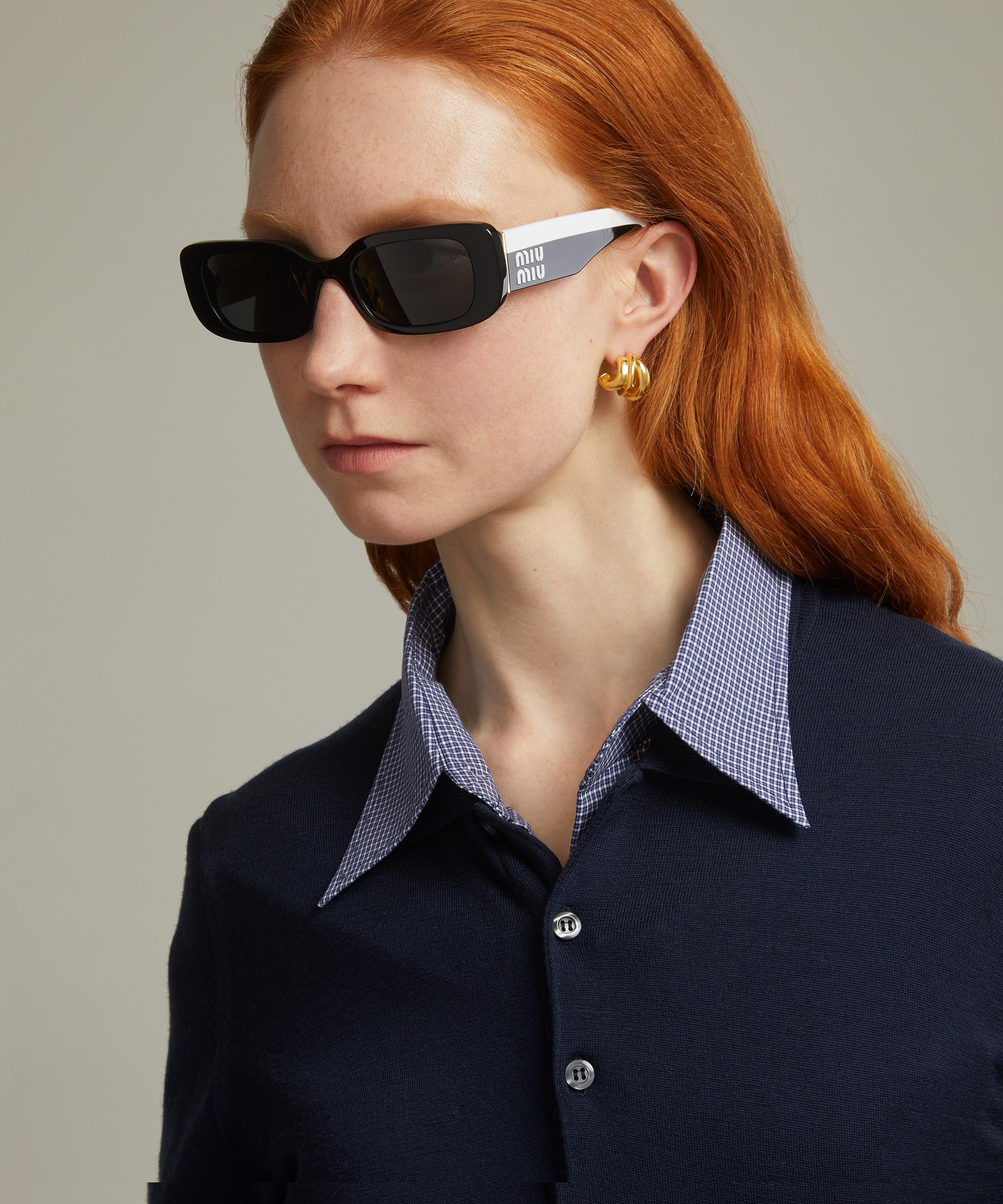 Miu Miu - Constella Rectangular Sunglasses image number 1