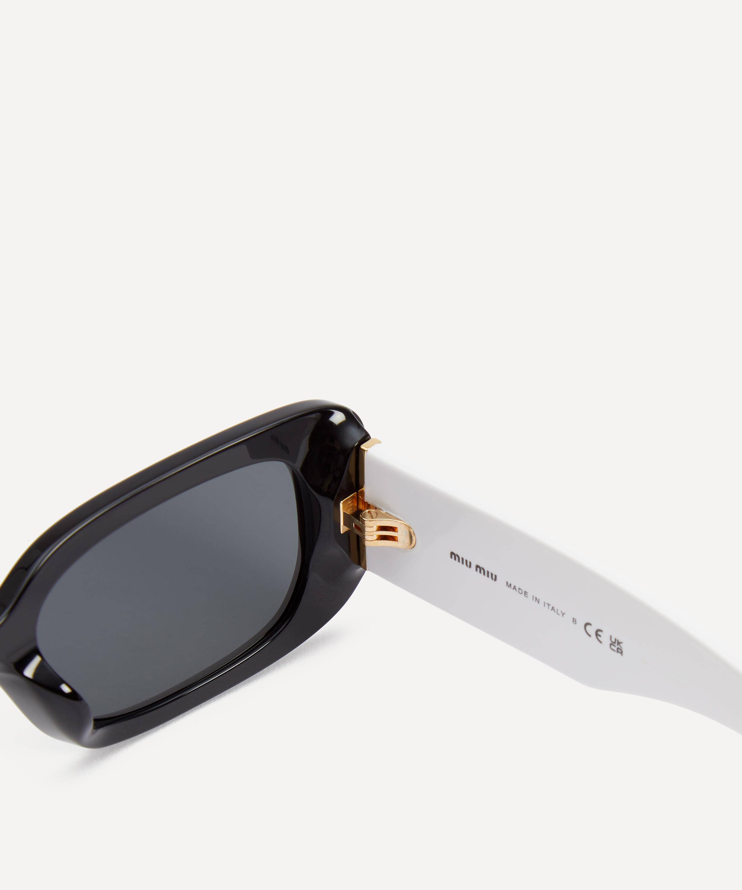 Miu Miu - Constella Rectangular Sunglasses image number 3