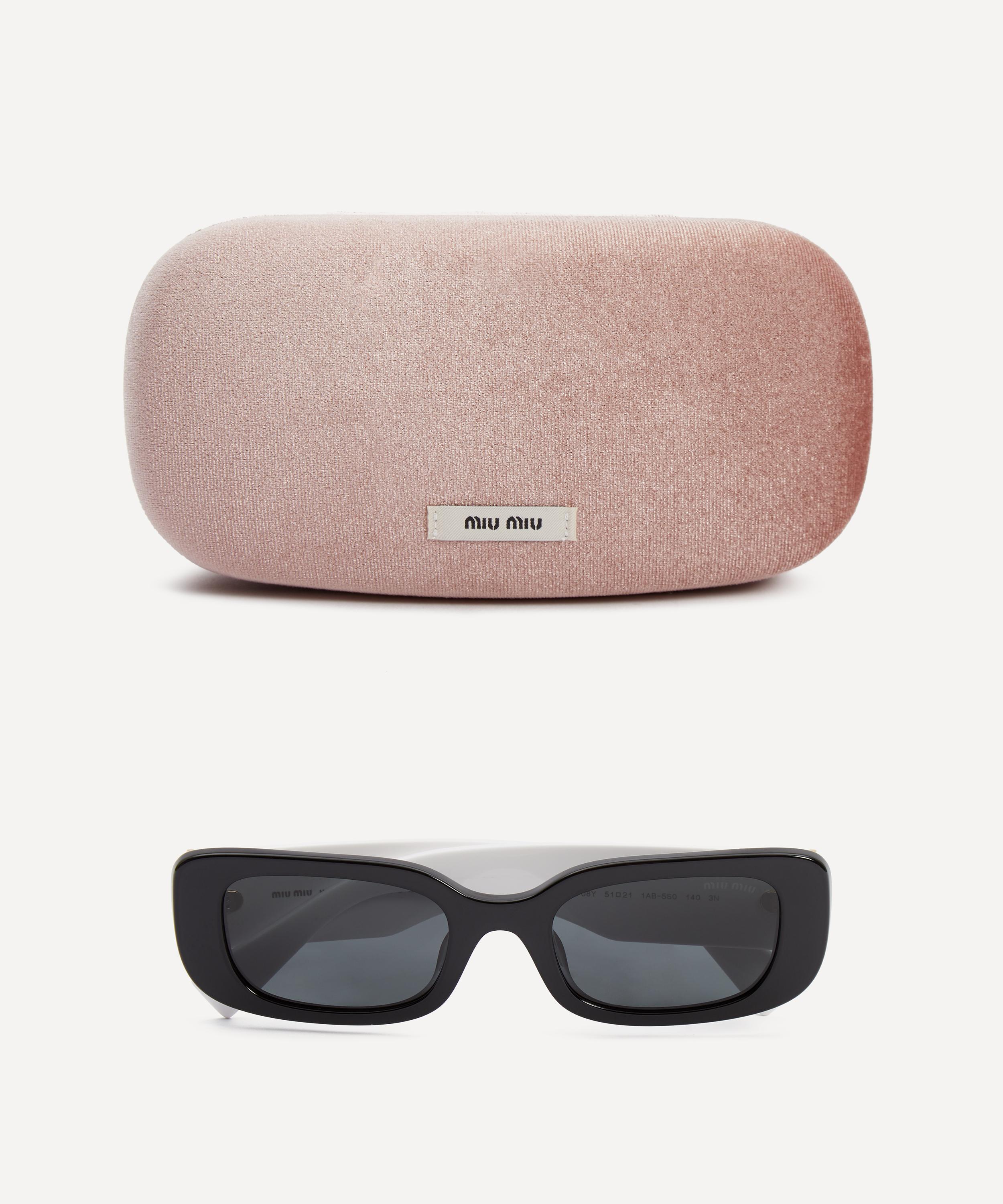 Miu Miu - Constella Rectangular Sunglasses image number 4