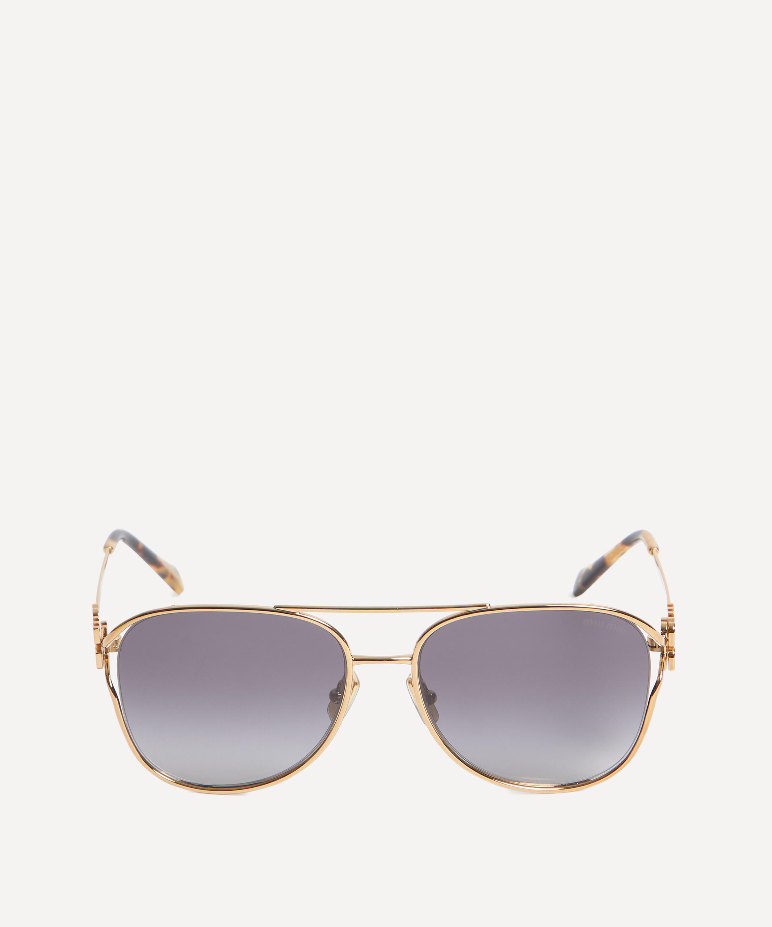 Miu Miu - Aviator Sunglasses image number 0