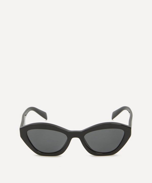 Prada - Angular Cat Eye Acetate Sunglasses image number null