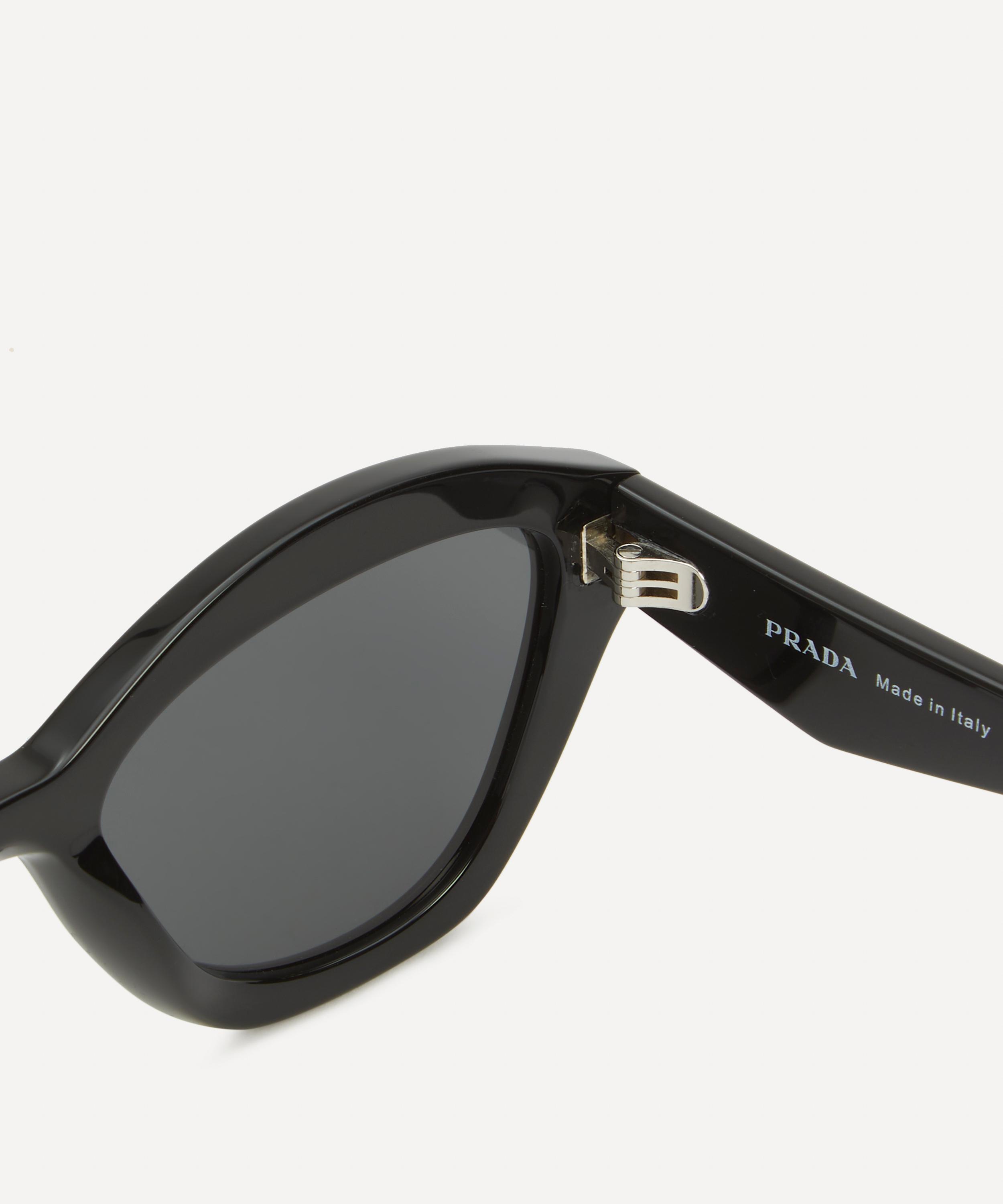 Prada - Angular Cat Eye Acetate Sunglasses image number 3