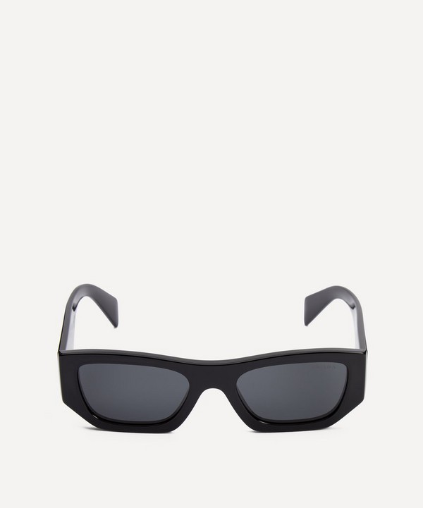 Prada - Geometric Rectangle Frame Sunglasses image number null