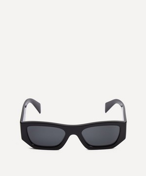 Prada - Geometric Rectangle Frame Sunglasses image number 0