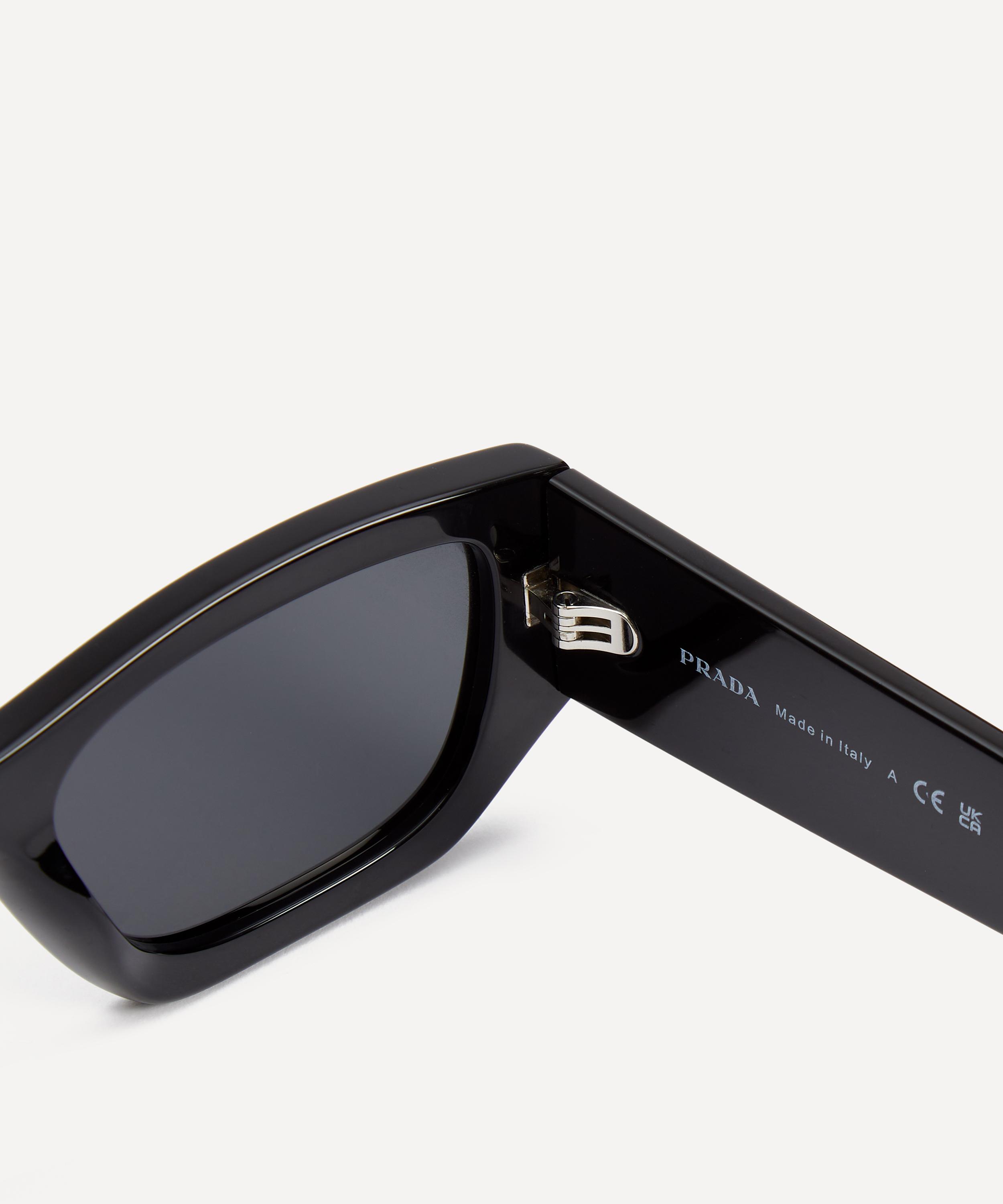 Prada - Geometric Rectangle Frame Sunglasses image number 2