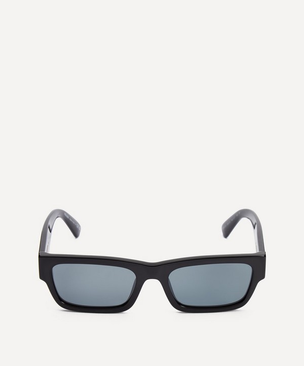 Prada - Rectangle Frame Logo Plaque Sunglasses