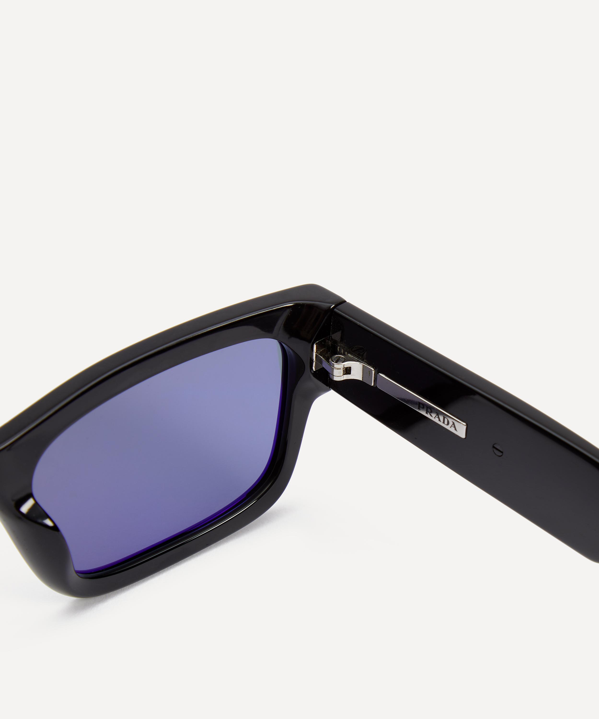 Prada - Rectangle Frame Logo Plaque Sunglasses image number 2