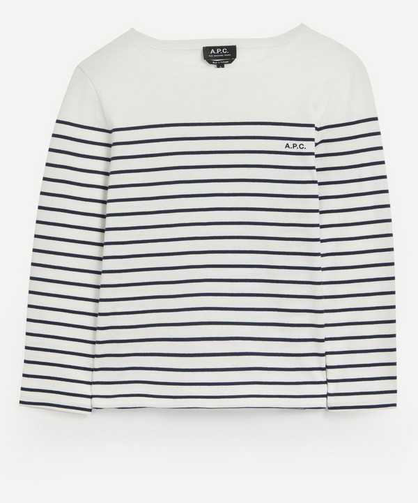 A.P.C. - Thelma Stripe Long Sleeve T Shirt image number null