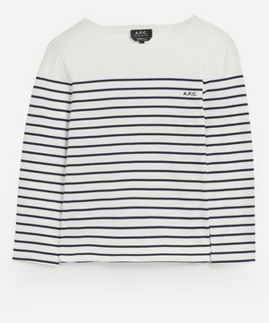 A.P.C. - Thelma Stripe Long Sleeve T Shirt image number 0