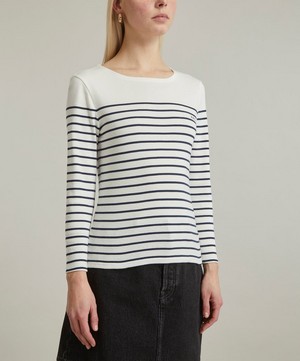 A.P.C. - Thelma Stripe Long Sleeve T Shirt image number 2