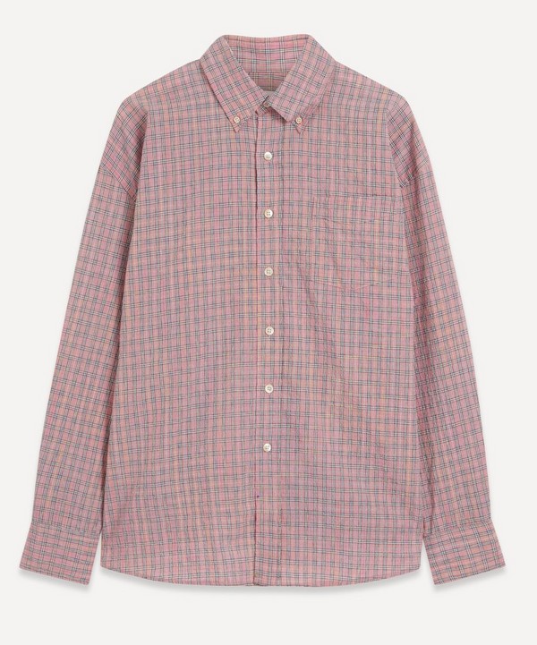 Our Legacy - Borrowed BD Shirt in Pink Kimble Check image number null