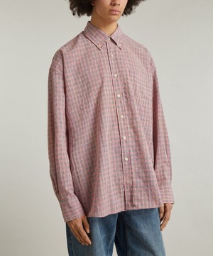 Our Legacy - Borrowed BD Shirt in Pink Kimble Check image number 2