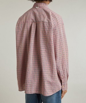 Our Legacy - Borrowed BD Shirt in Pink Kimble Check image number 3