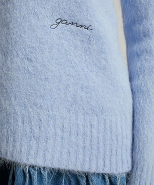 Ganni - Brushed O-Neck Sweater image number 4