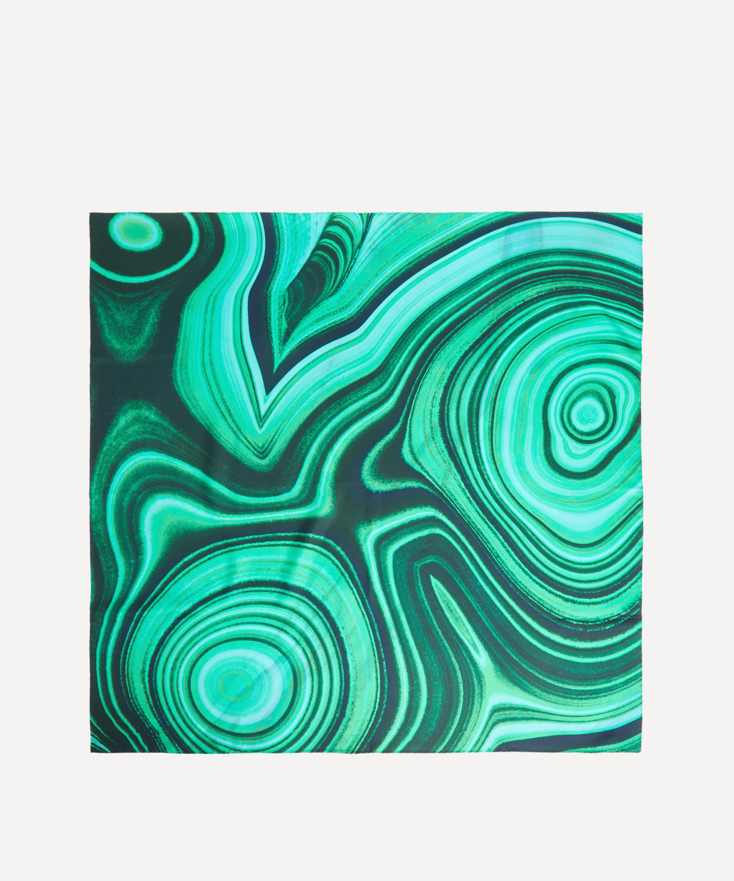 Weston - Malachite May Birthstone Cotton Twill Scarf image number 0