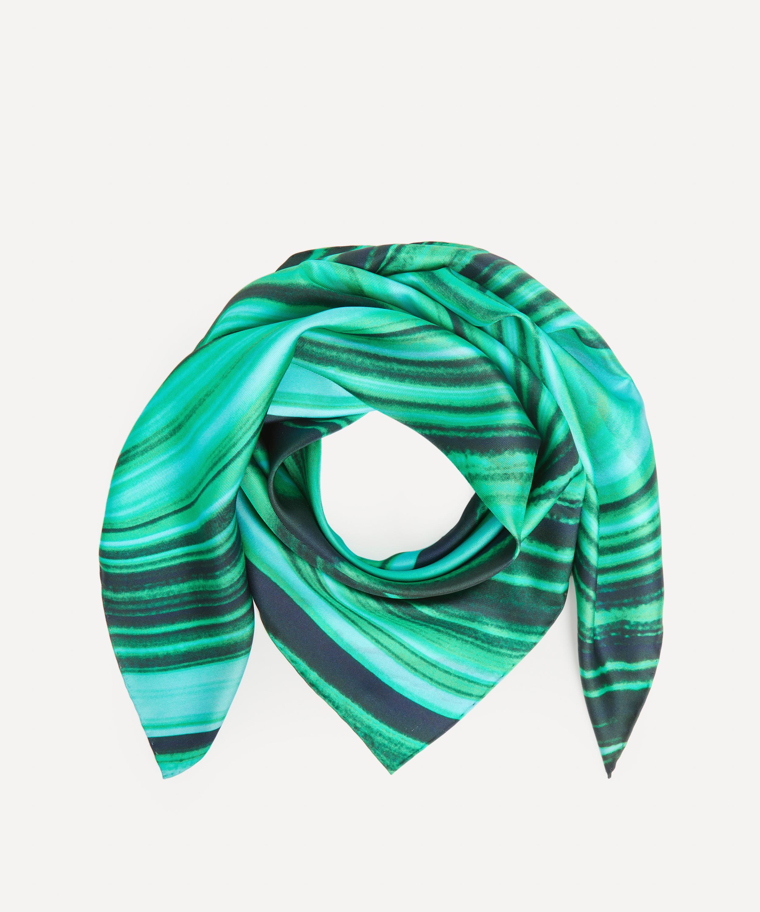 Weston - Malachite May Birthstone Cotton Twill Scarf image number 1