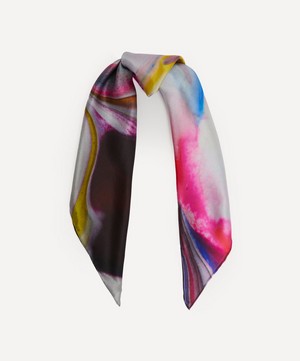 Weston - Strizzatte Favourite Small Satin Silk Scarf image number 1