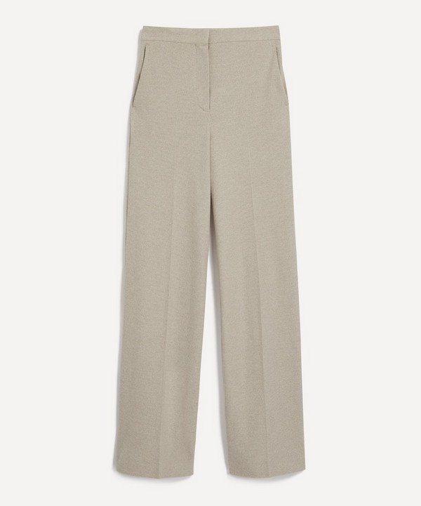 Max Mara - Giallo Cotton Jersey Trousers image number null