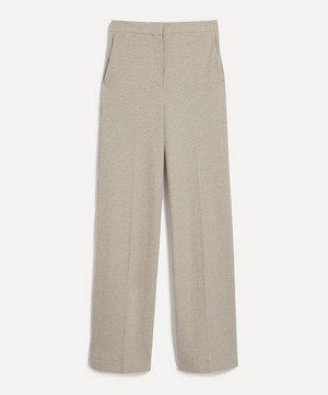 Max Mara - Giallo Cotton Jersey Trousers image number 0