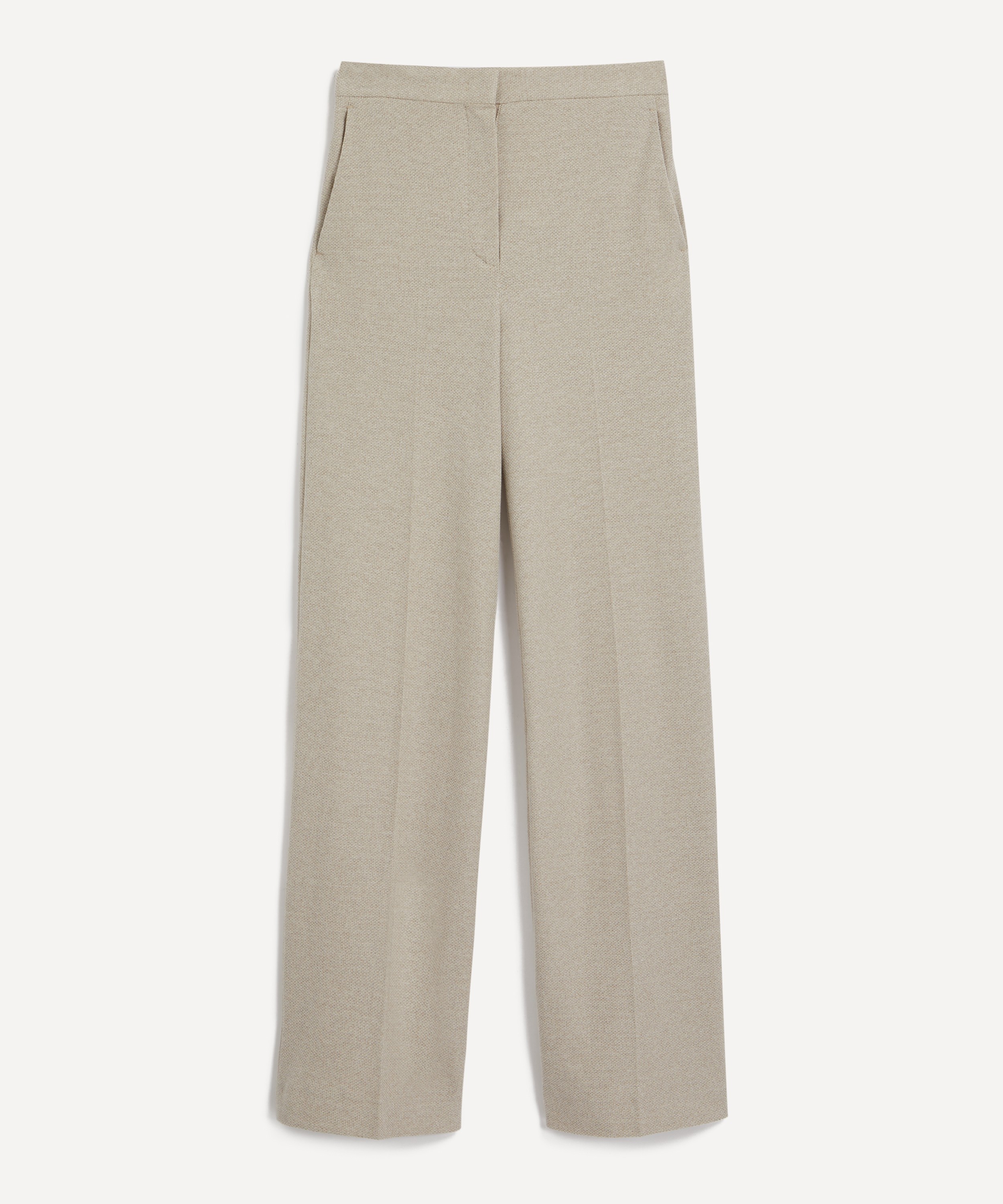 Max Mara - Giallo Cotton Jersey Trousers image number 0