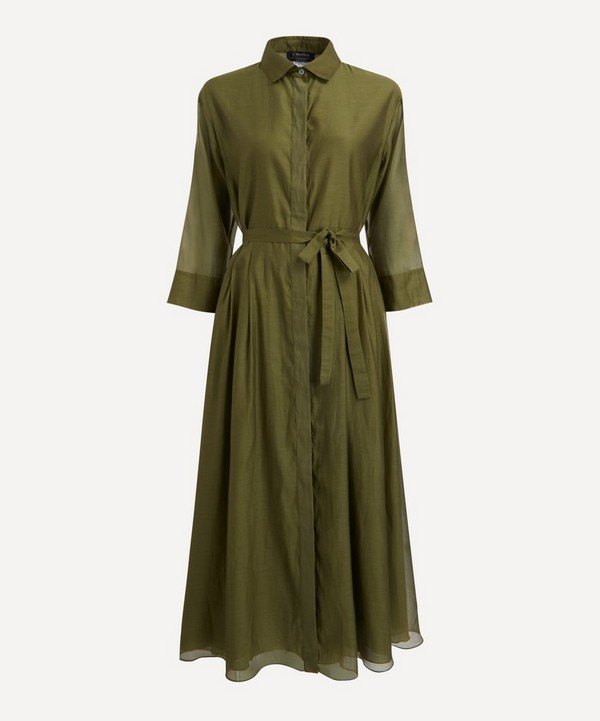 Max Mara - Sial Cotton Voile Shirtdress image number null