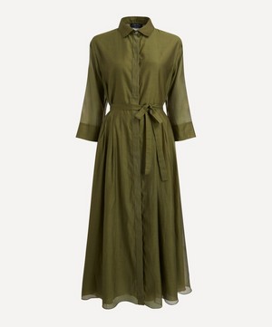 Max Mara - Sial Cotton Voile Shirtdress image number 0