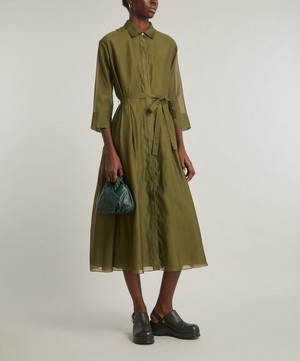 Max Mara - Sial Cotton Voile Shirtdress image number 1