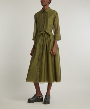 Max Mara - Sial Cotton Voile Shirtdress image number 2