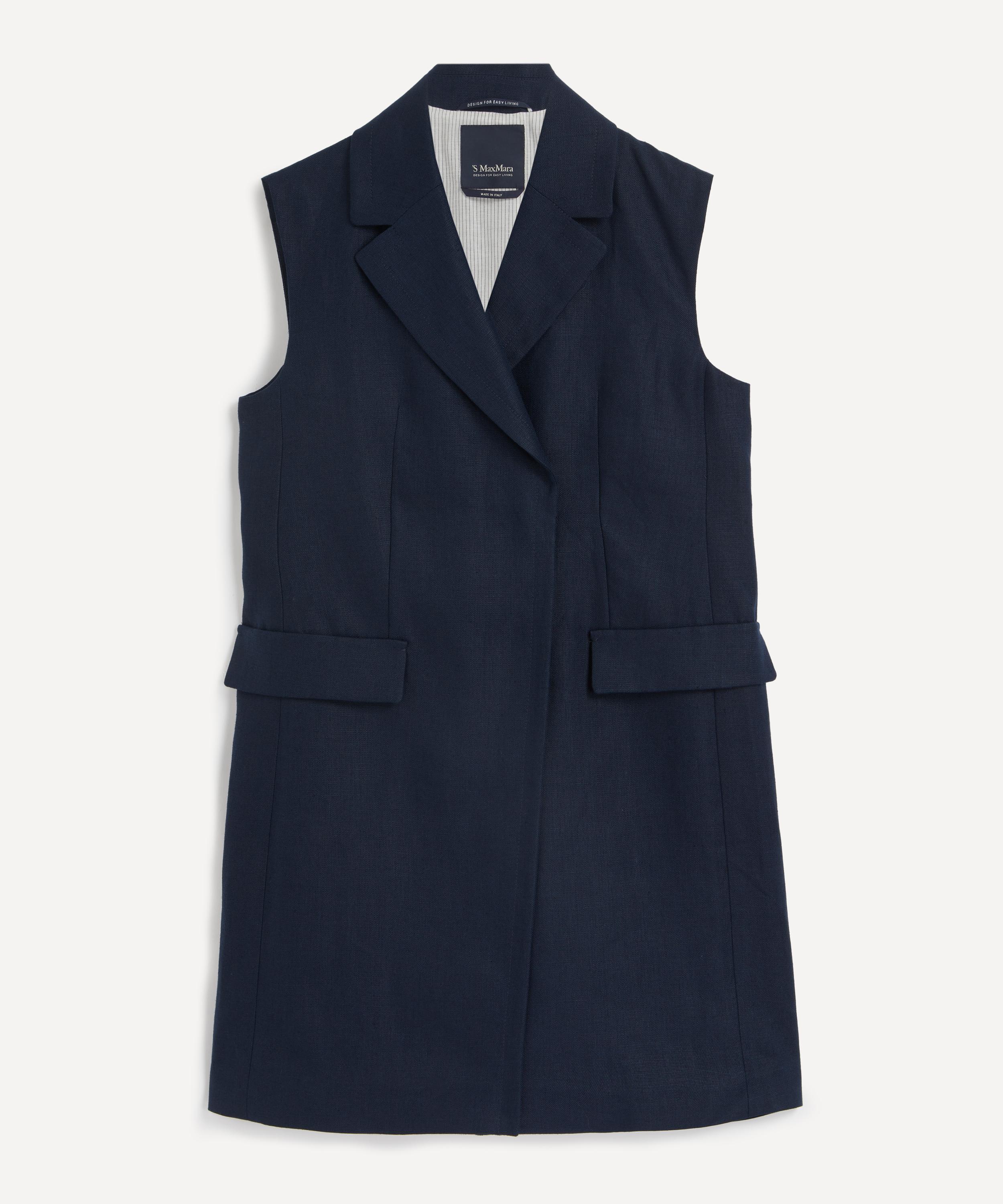 S Max Mara - Marie Linen Long Vest image number 0