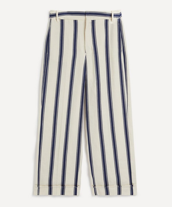 S Max Mara - Elise Striped Trousers image number null