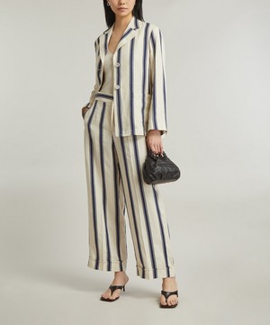 S Max Mara - Elise Striped Trousers image number 1