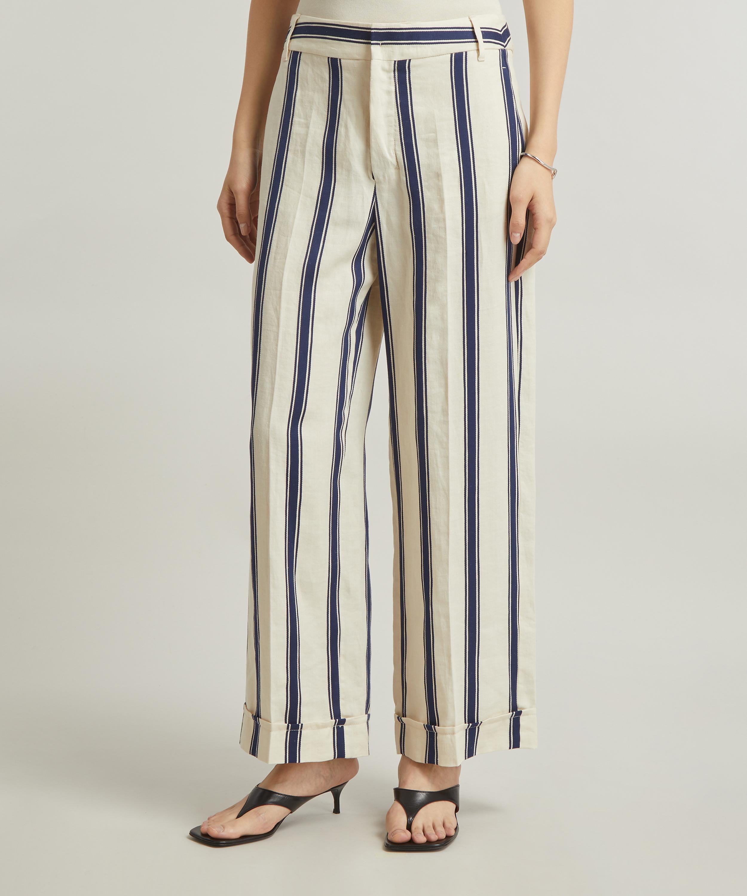 S Max Mara Elise Striped Trousers | Liberty