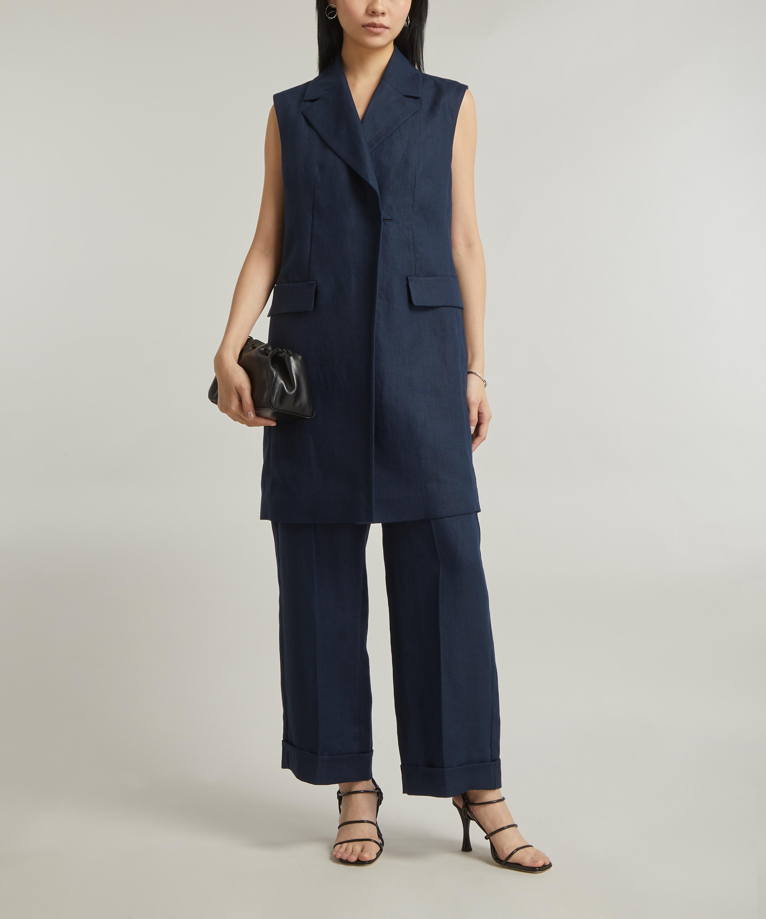 S Max Mara - Salix Linen Trousers image number 1