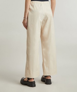 S Max Mara - Argento Wide-Leg Trousers image number 3
