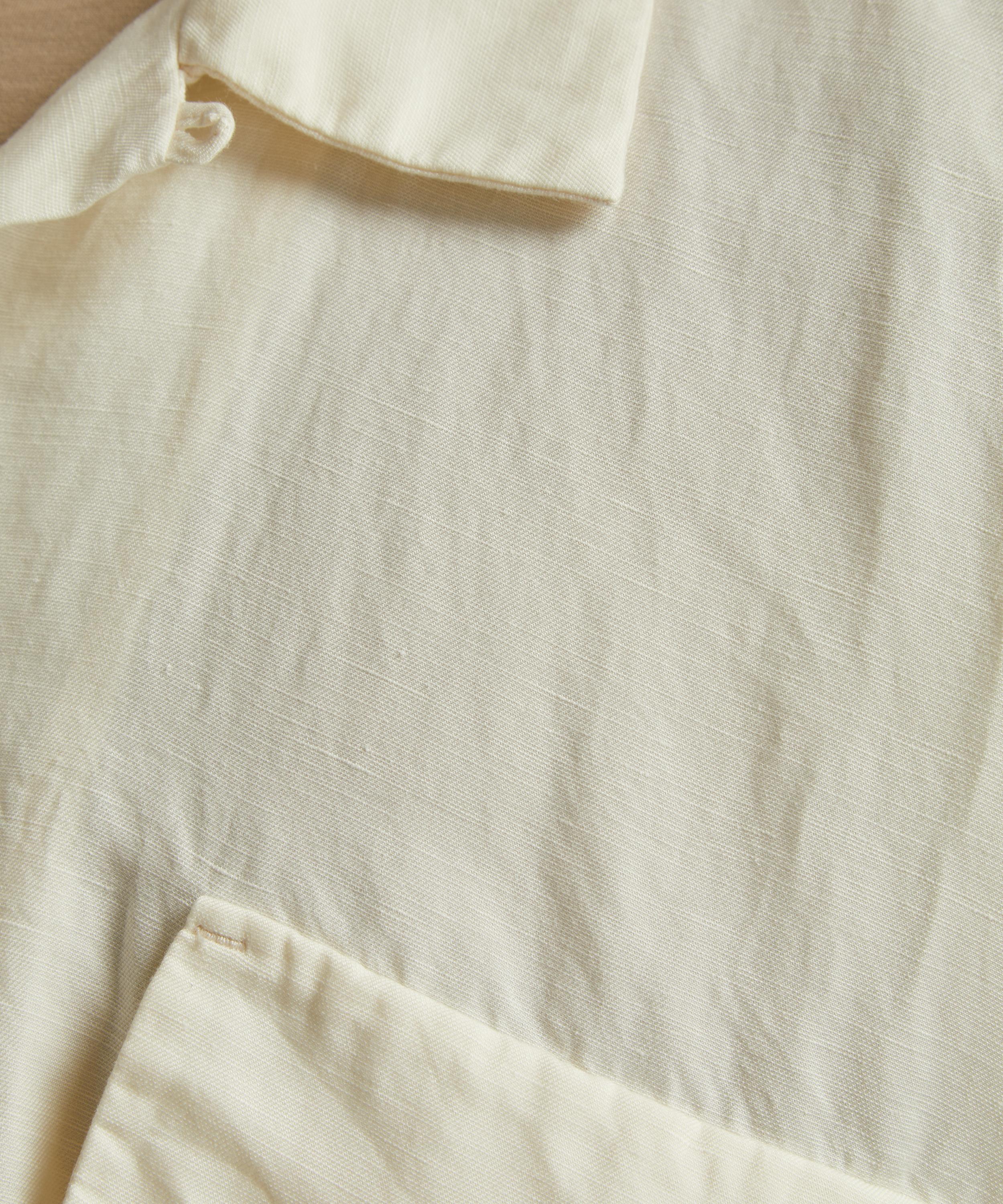 Nanamica Open Collar Cupra Hemp Shirt | Liberty