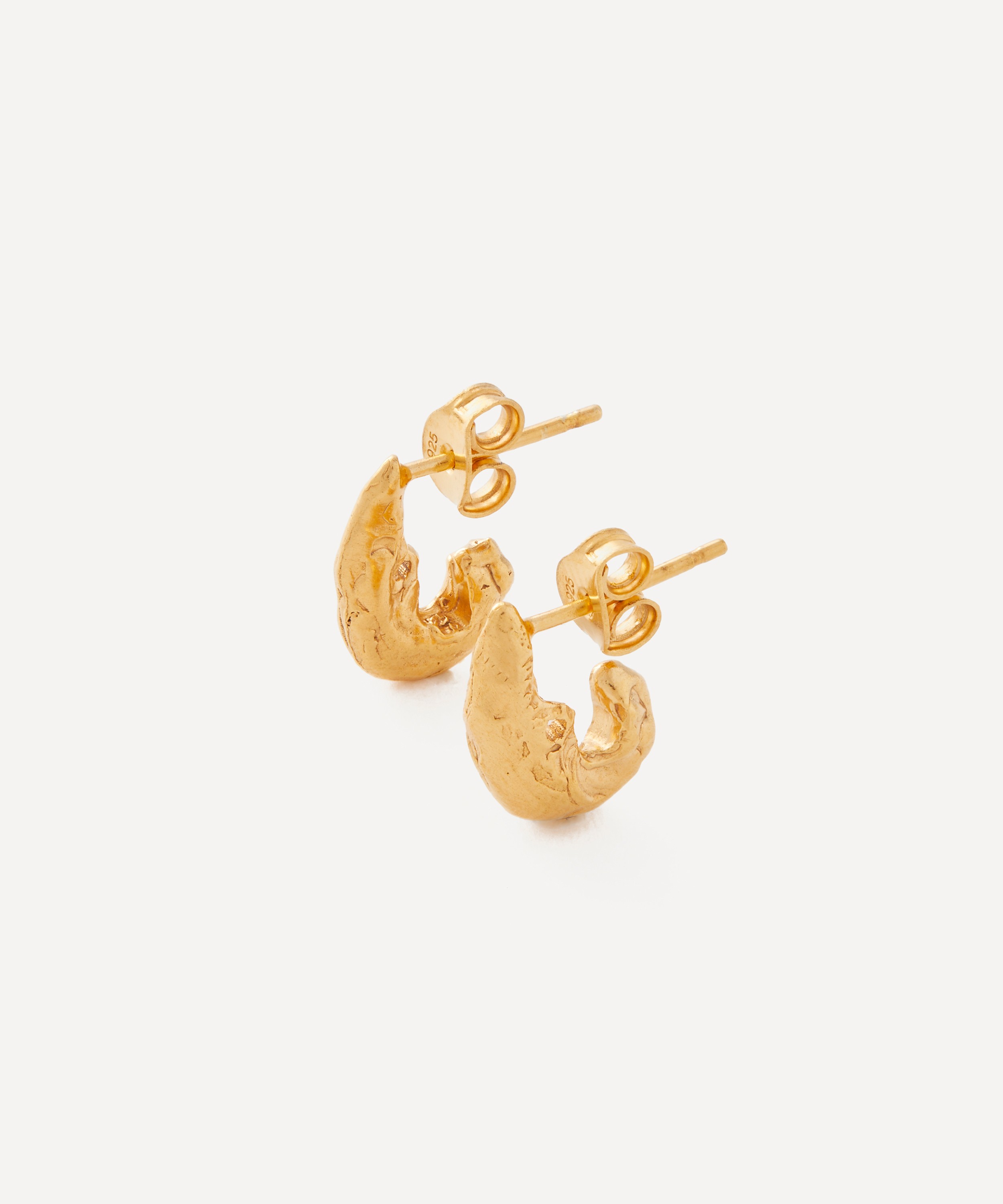 Alighieri - 24ct Gold-Plated Mini Gilded Crustacean Hoop Earrings