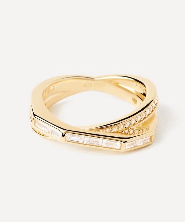PDPAOLA - 18ct Gold-Plated Olivia Ring image number null