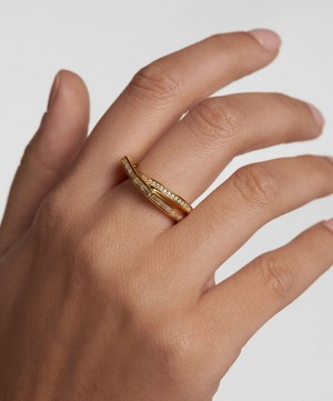 PDPAOLA - 18ct Gold-Plated Olivia Ring image number 1